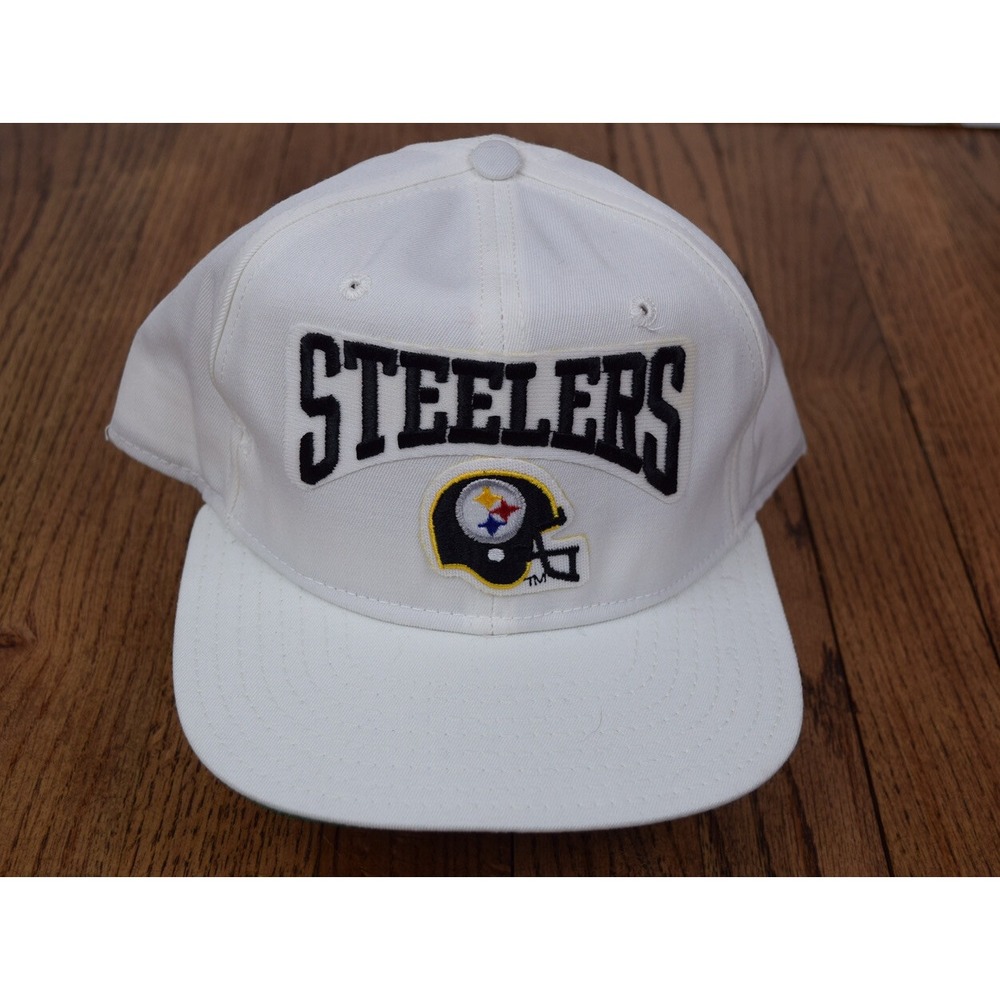 Vintage 90s Pittsburgh Steelers New Era NFL Snapback Hat Cap‎ EUC